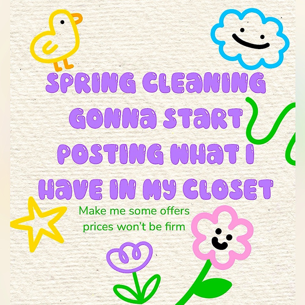 GUNNA DO SOME SPING CLEANING DEALS